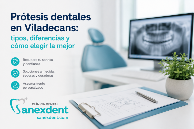 Prótesis dentales en Viladecans: tipos, diferencias y cómo elegir la mejor