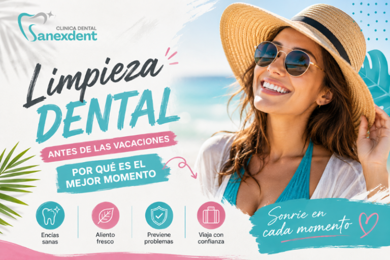 Limpieza dental antes de vacaciones, el mejor momento.